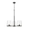 Z-Lite Callista 3 Light Chandelier, Matte Black & Clear 3032-3MB - alternate 6
